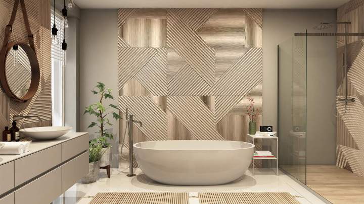 Salle de bains moderne , Yvelines